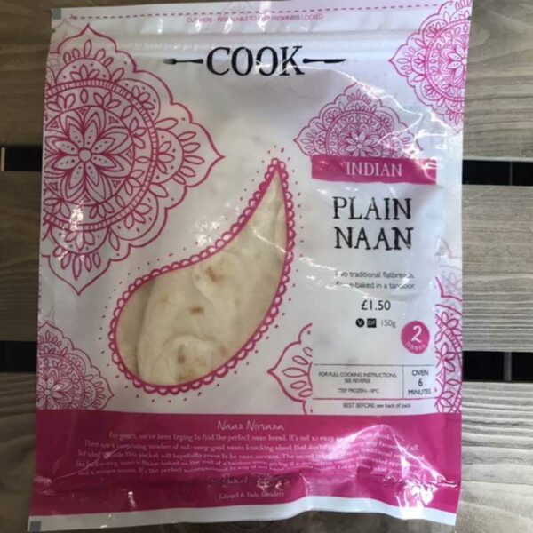COOK Plain Naan (Pack of 2)