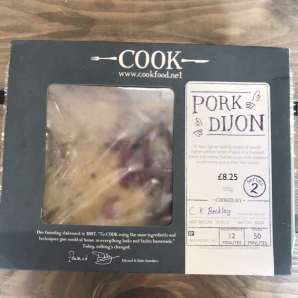 COOK Pork Dijon