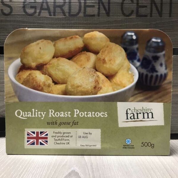 Cheshire Farm Roast Potatoes with Goose Fat (500g)