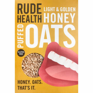 Rude Health Light & Golden Honey Puffed Oats (240g)