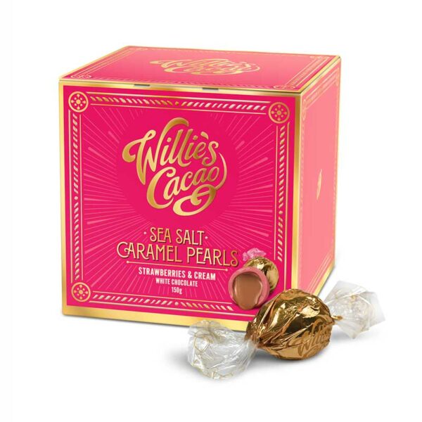 Willie's Cacao Sea Salt Caramel Pearls (150g)