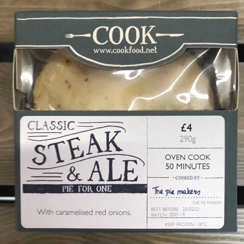 COOK Classic Steak & Ale Pie