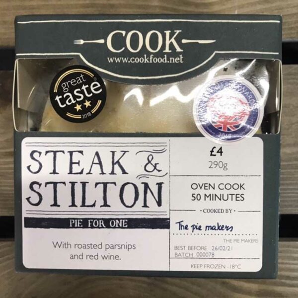 COOK Steak and Stilton Pie