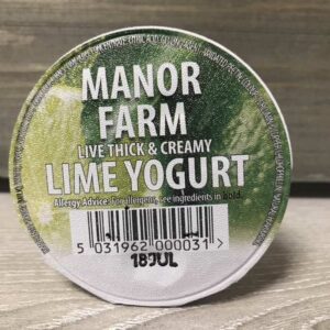 Manor Farm Lime Live Yoghurt (125g)