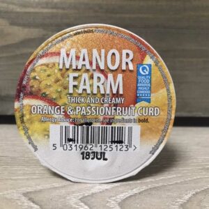 Manor Farm Orange & Passionfruit Live Yogurt (125g)