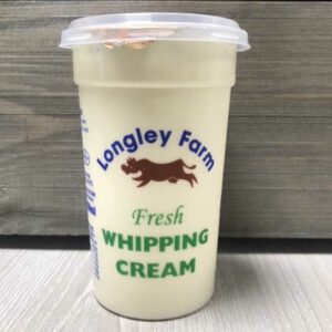 Longley Farm Fresh Whipping Cream (250ml)