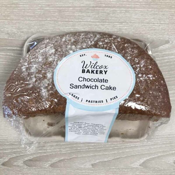 Wilcox Bakery Half Chocolate Sandwich Cake