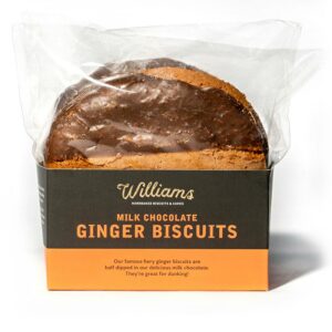 Williams Handbaked Milk Chocolate Ginger Biscuits studio
