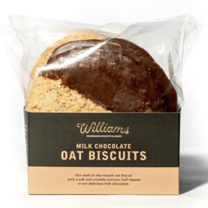 Williams Handbaked Milk Chocolate Oat Biscuits studio