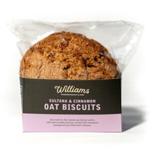 Williams Handbaked Sultana and Cinnamon Oat Biscuits