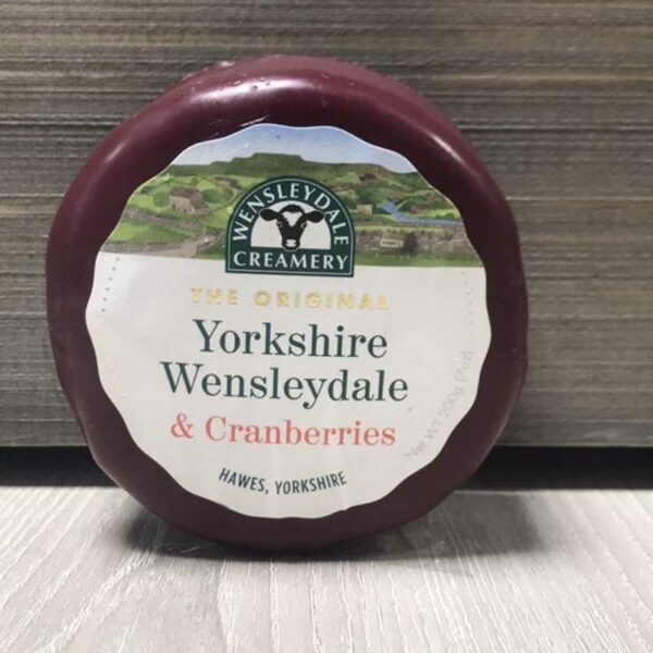 Yorkshire Wensleydale with Cranberries (200g)